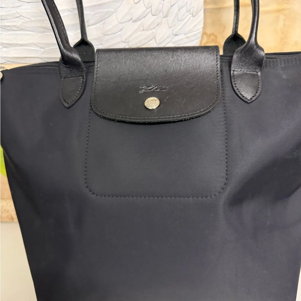Longchamp Le Pliage Classic Black Tote Bag